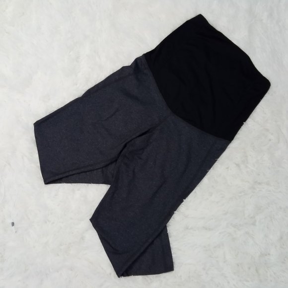 Isabel Maternity Crossover Panel Capri Leggings XS - Picture 5 of 10